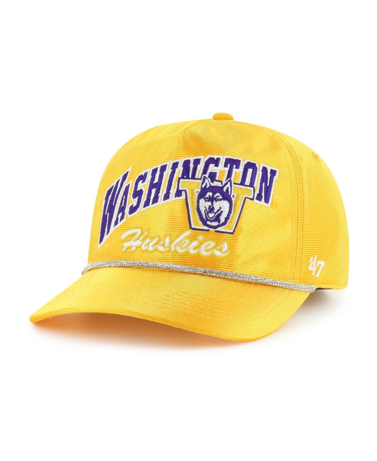 '47 Brand Women's Gold Washington Huskies Glitter Hitch Adjustable Hat
