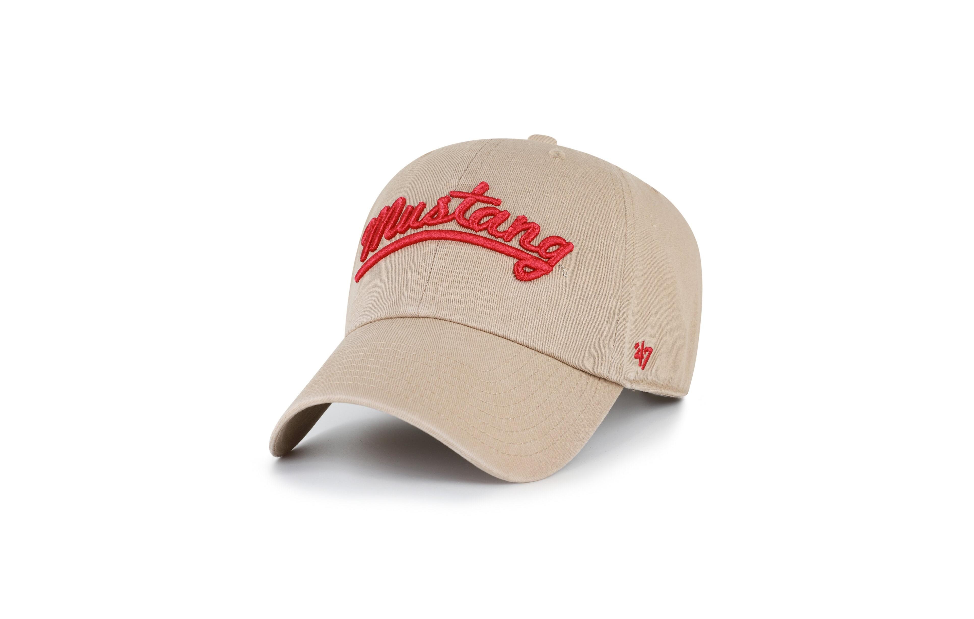 '47 Brand Men's and Women's Smu Mustangs Khaki Vault Clean Up Adjustable Hat