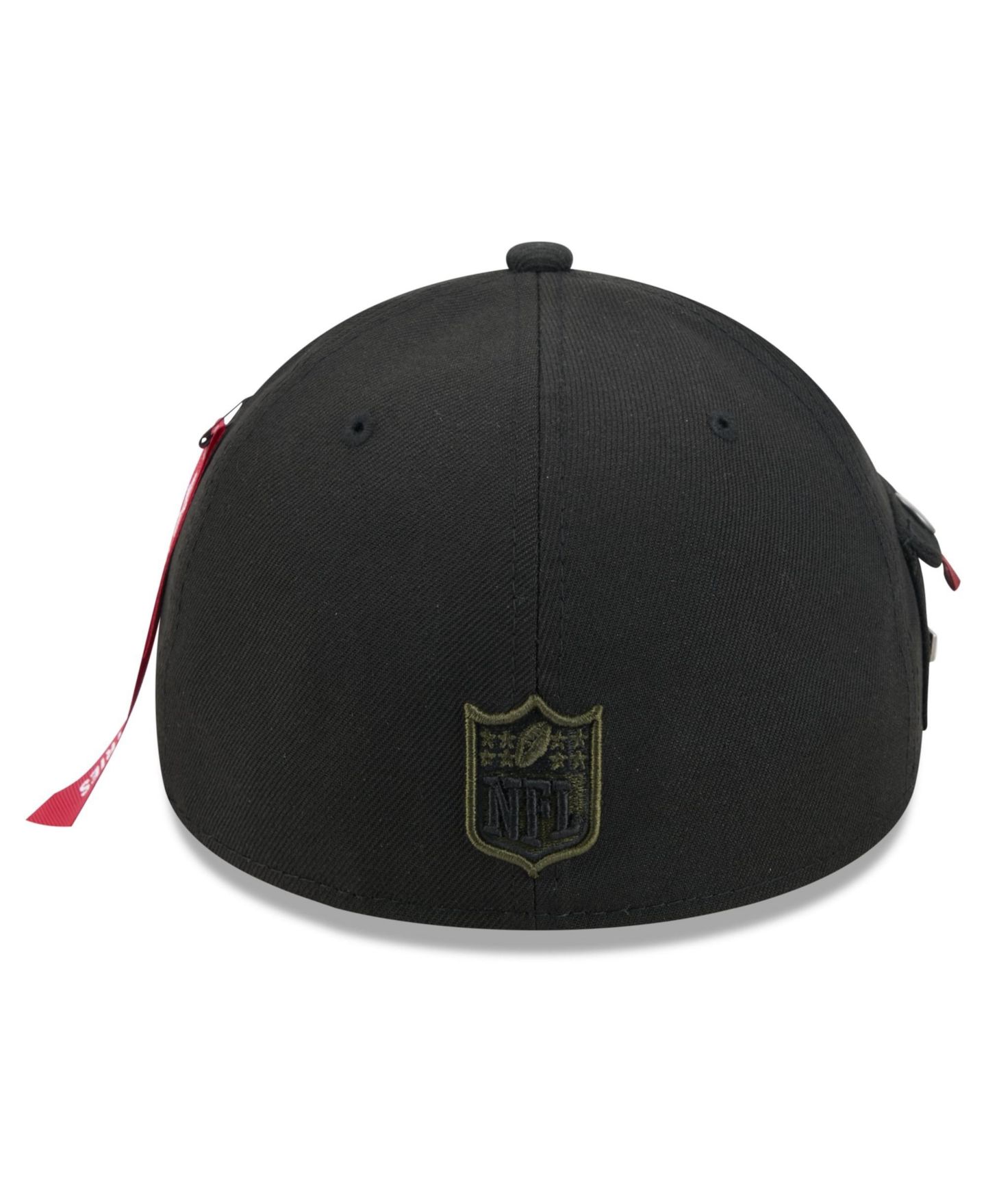 Мужская кепка New Era X Alpha Industries Black Buffalo Bills A-Frame 59FORTY Fitted Hat — фото 4