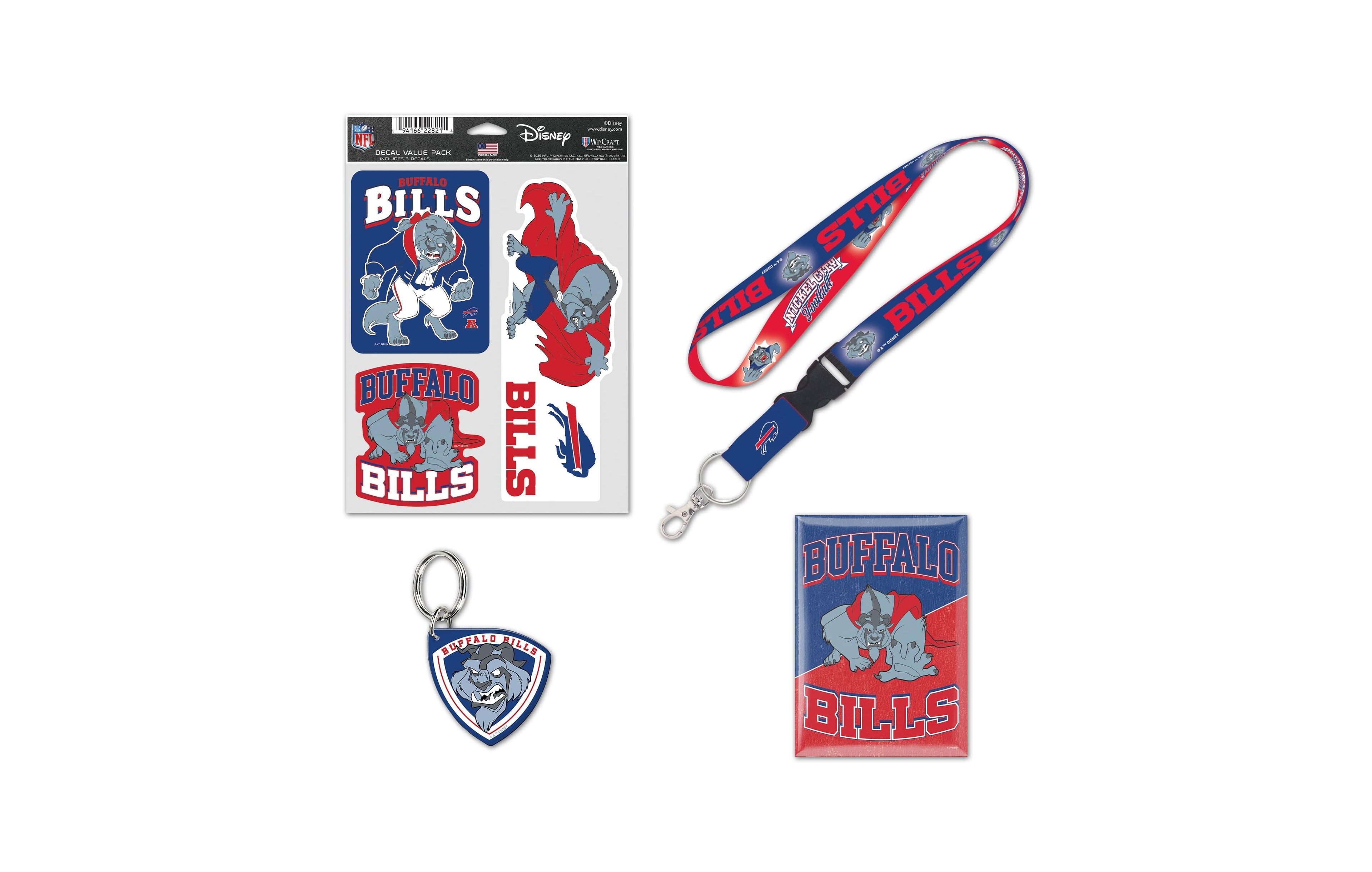Wincraft Buffalo Bills Disney x Nfl Beast Fan Pack