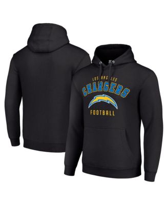 Men's and Women's Black Los Angeles Chargers Logo Pullover Hoodie
