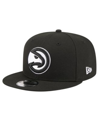 Men's Black Atlanta Hawks Team 9FIFTY Snapback Hat
