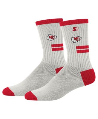 Men's and Women's Cream Kansas City Chiefs Premiere Cushioned Crew Socks