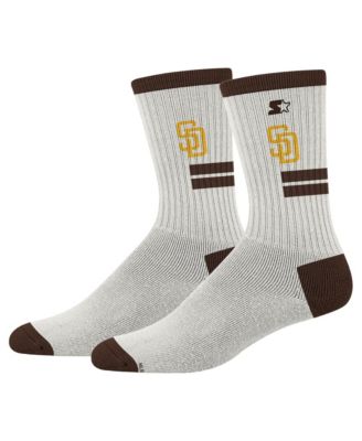 Men's and Women's Cream San Diego Padres Premiere Cushioned Crew Socks