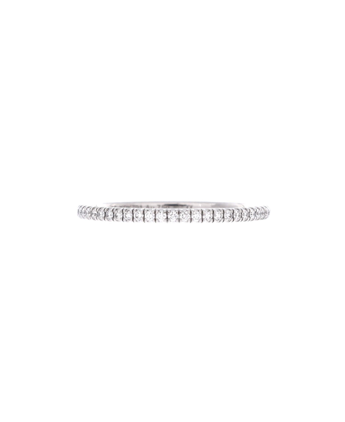 Pre-Owned Cartier Etincelle de Cartier Diamond Wedding Band (0.22 ct.) in 18K White Gold - 18k white gold
