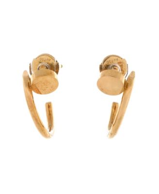 Juste un Clou Hoop Earrings in 18K Yellow Gold