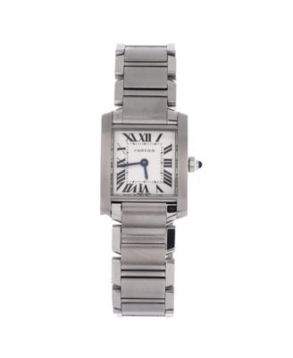 Tank Francaise Quartz Watch in Stainless Steel 20mm