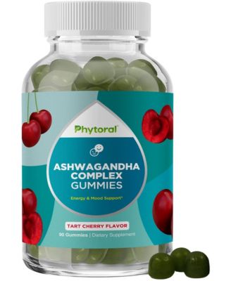Ashwagandha Gummies with Zinc and Vitamin D, Chewable, 90 Count