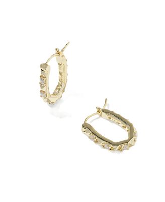 Cubic Zirconia Fate Huggie Earrings