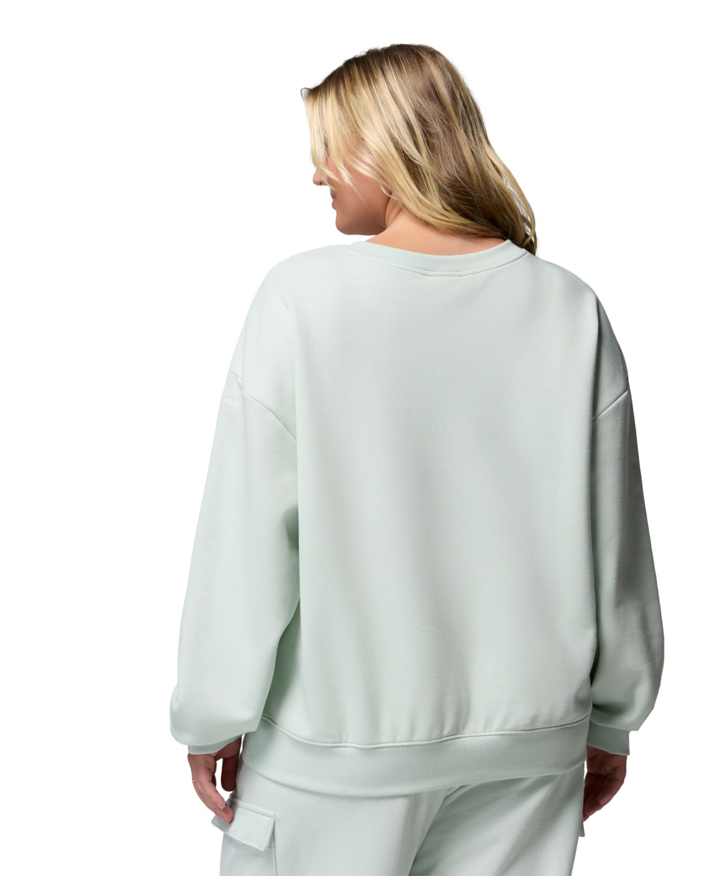 Женский свитшот Columbia Plus Size Aldermore Crewneck, цвет: Чёрный — фото 16