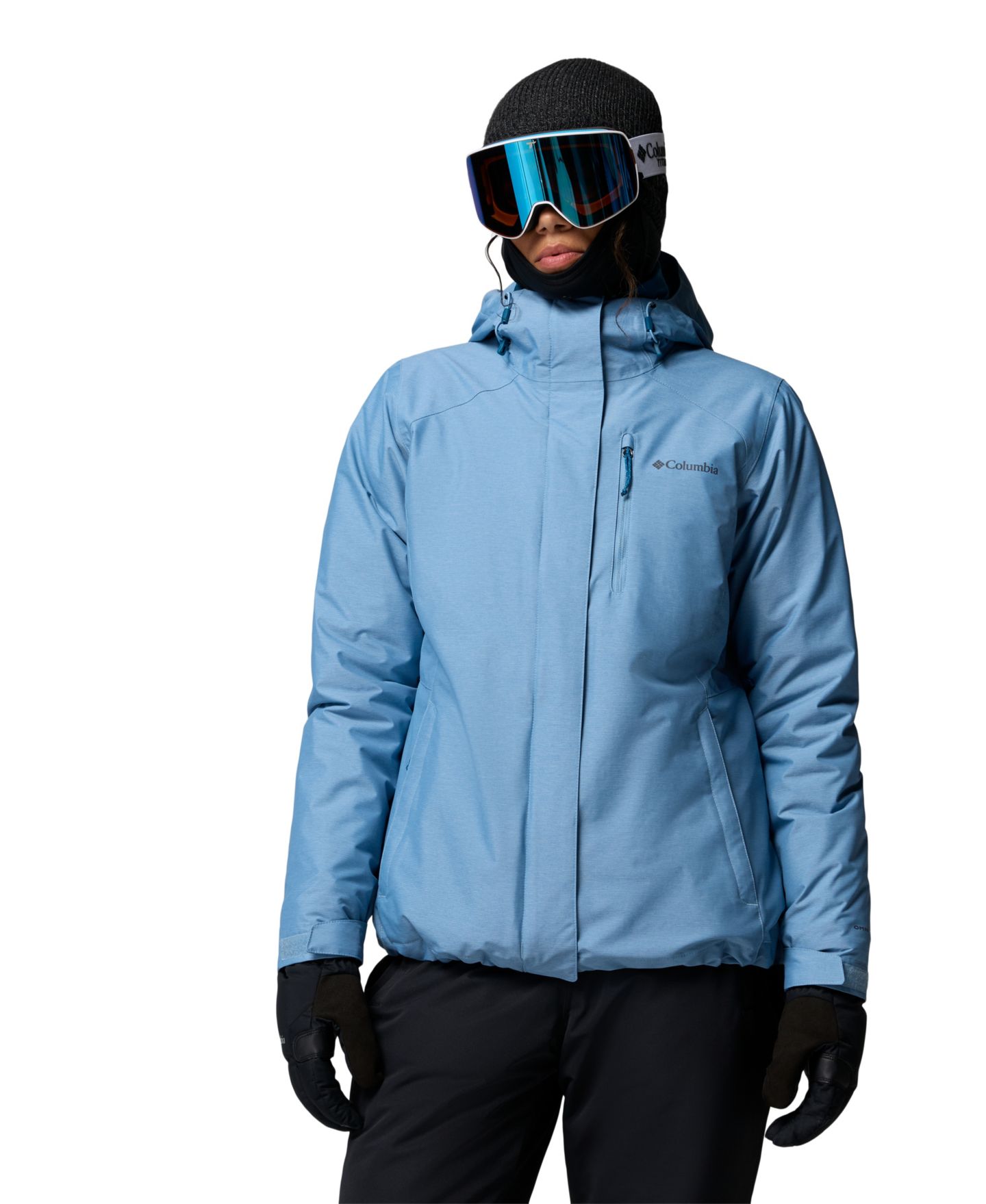 Женская куртка Columbia Whirlibird V Interch 3-in-1 Waterproof, цвет: Чёрный — фото 21