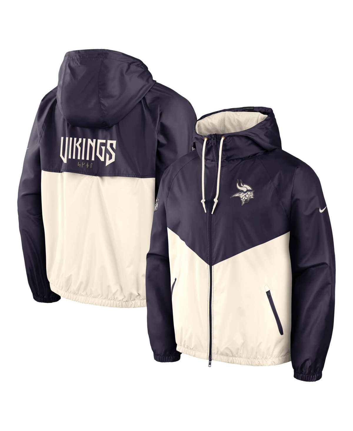 Nike Men's Purple/ Cream Minnesota Vikings 2026 Rivalries Collection Windrunner Full-Zip Jacket