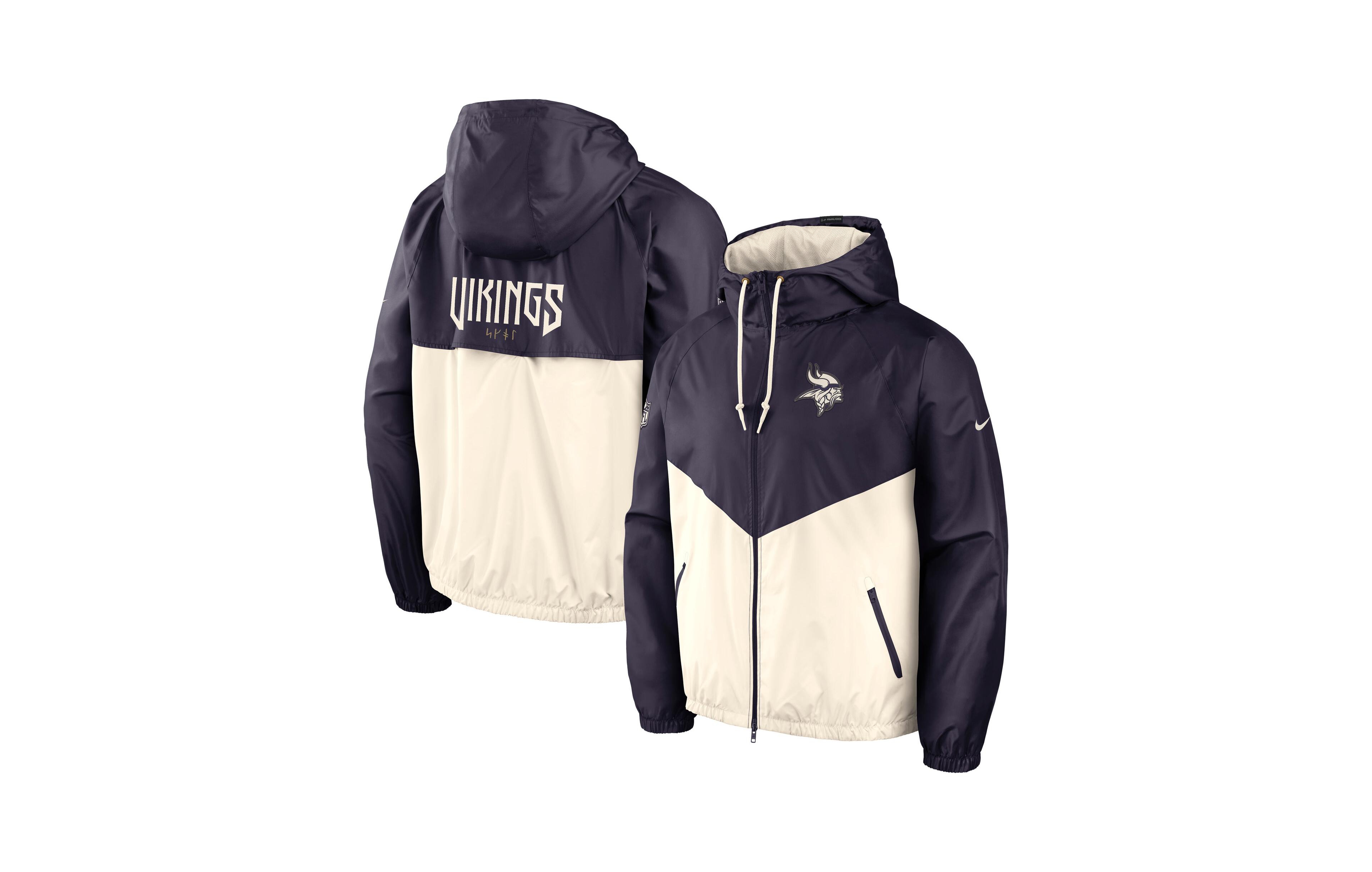 Nike Men's Purple/ Cream Minnesota Vikings 2026 Rivalries Collection Windrunner Full-Zip Jacket
