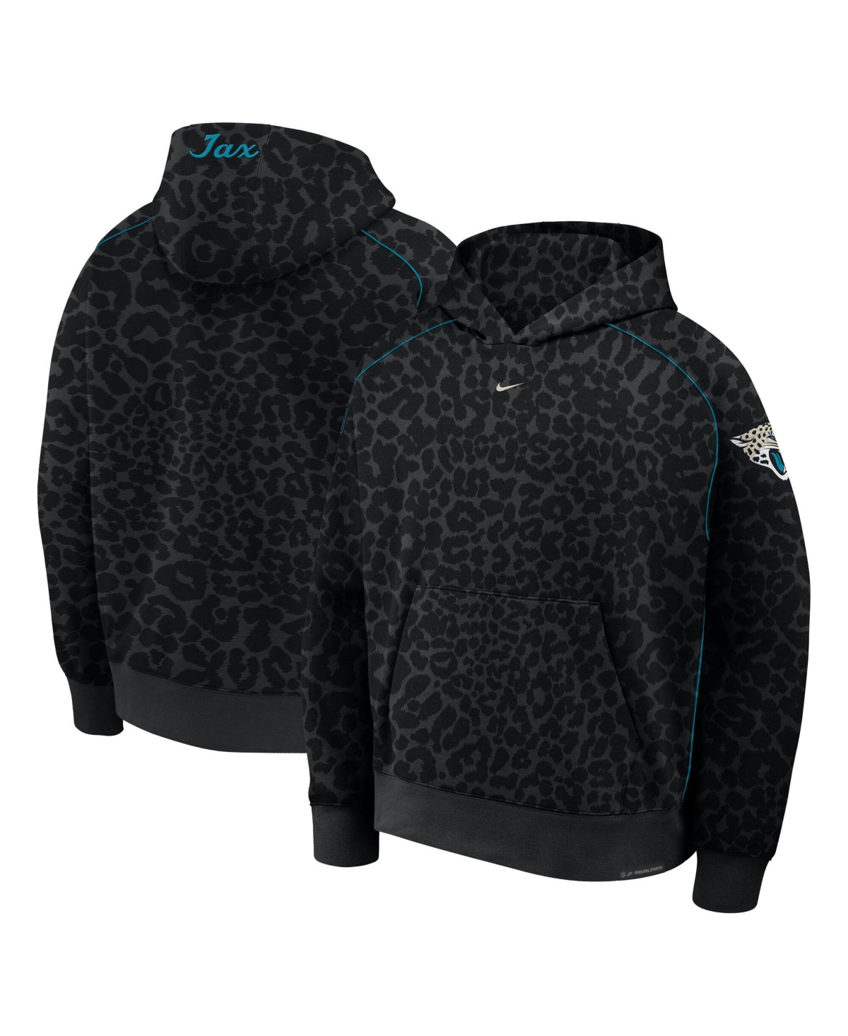 Nike Men's Black/ Teal Jacksonville Jaguars 2026 Rivalries Collection Air Pullover Hoodie