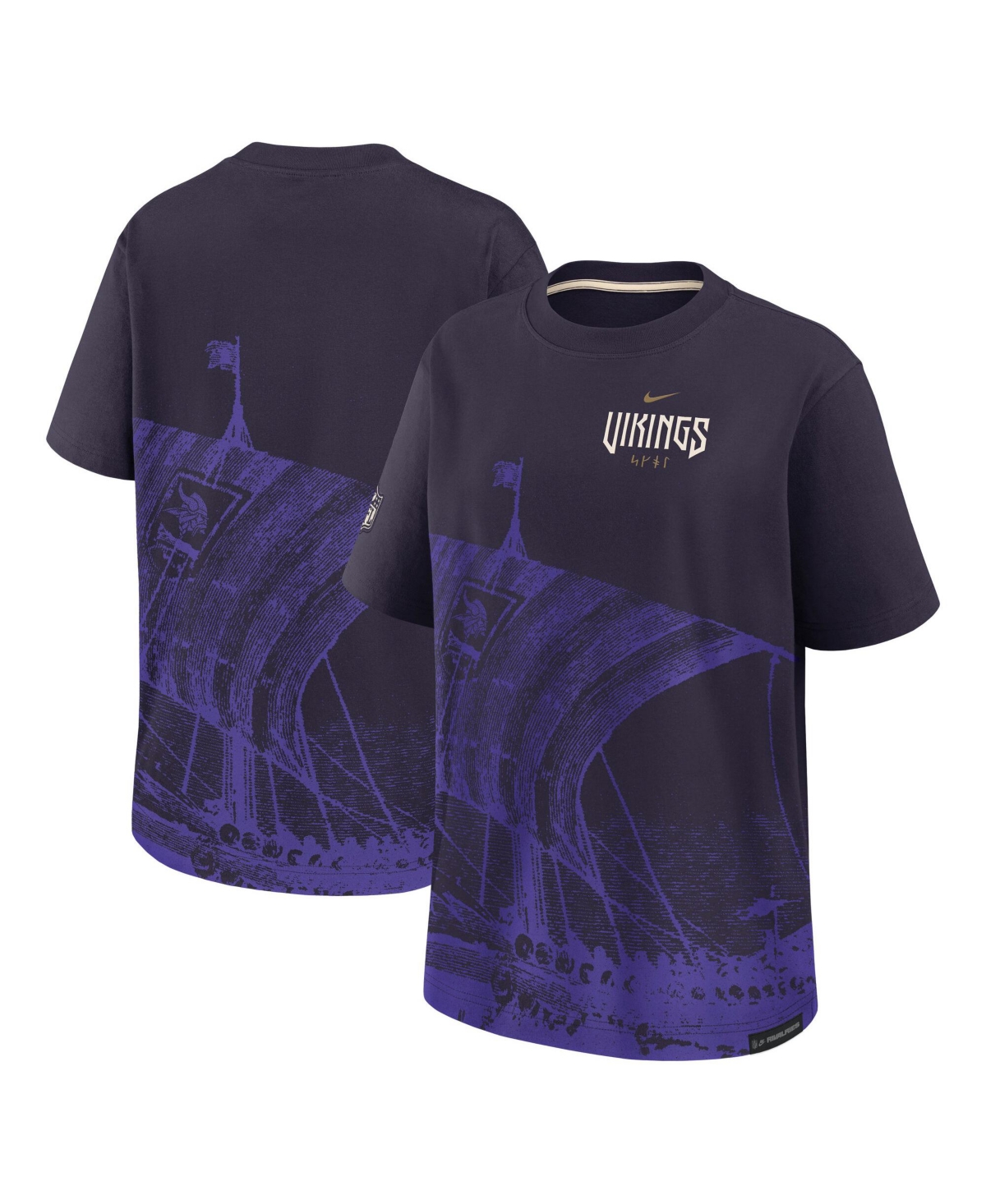 Nike Men's Purple Minnesota Vikings 2026 Rivalries Collection Boyfriend T-Shirt