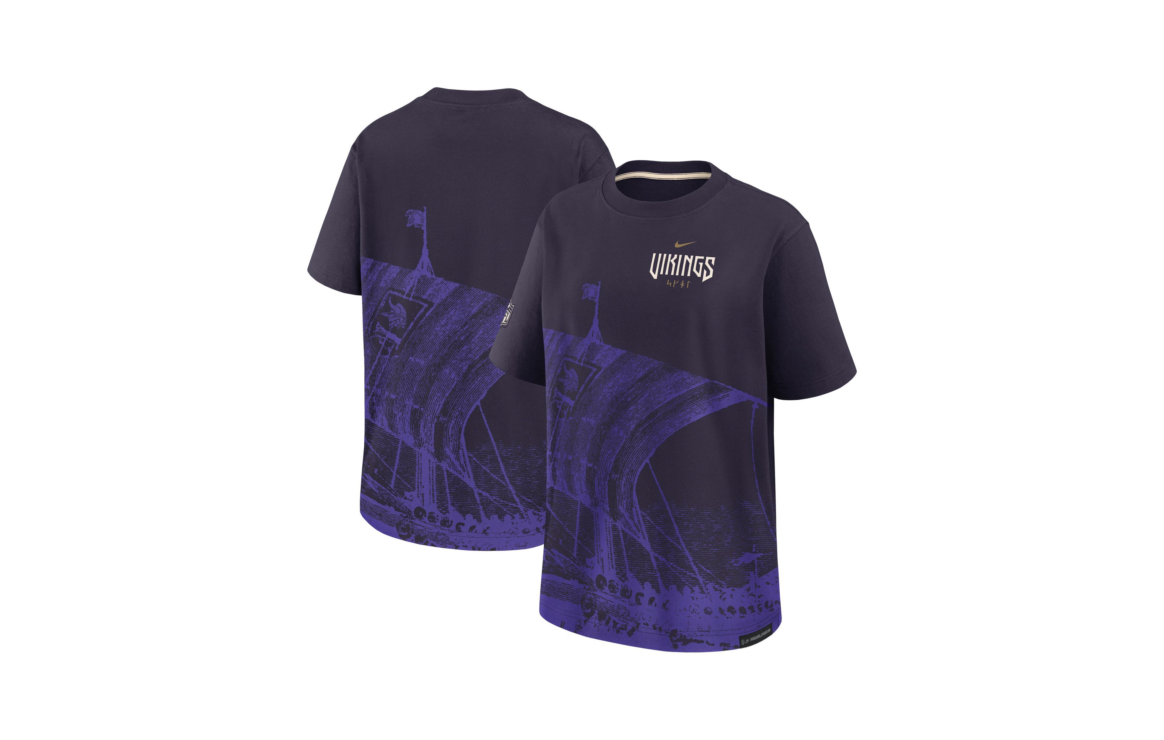 Nike Men's Purple Minnesota Vikings 2026 Rivalries Collection Boyfriend T-Shirt