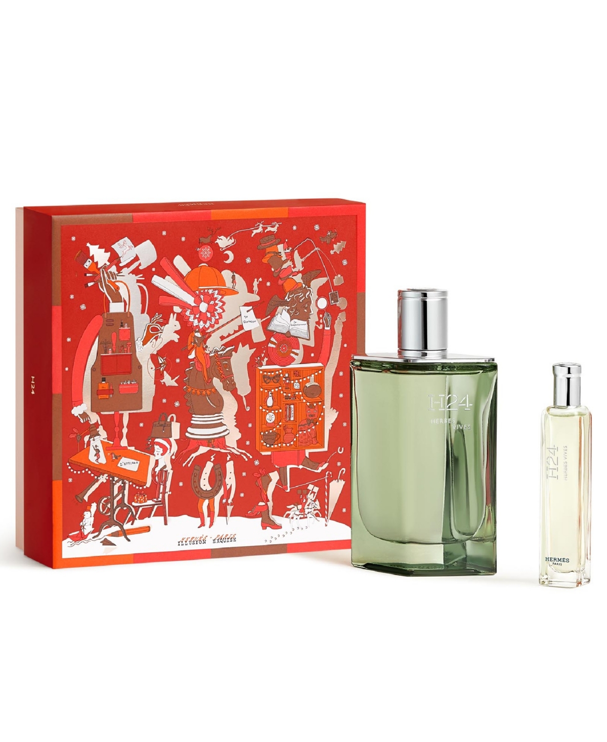 HERMES 2-Piece H24 Herbes Vives Eau de Parfum Limited Edition Gift Set