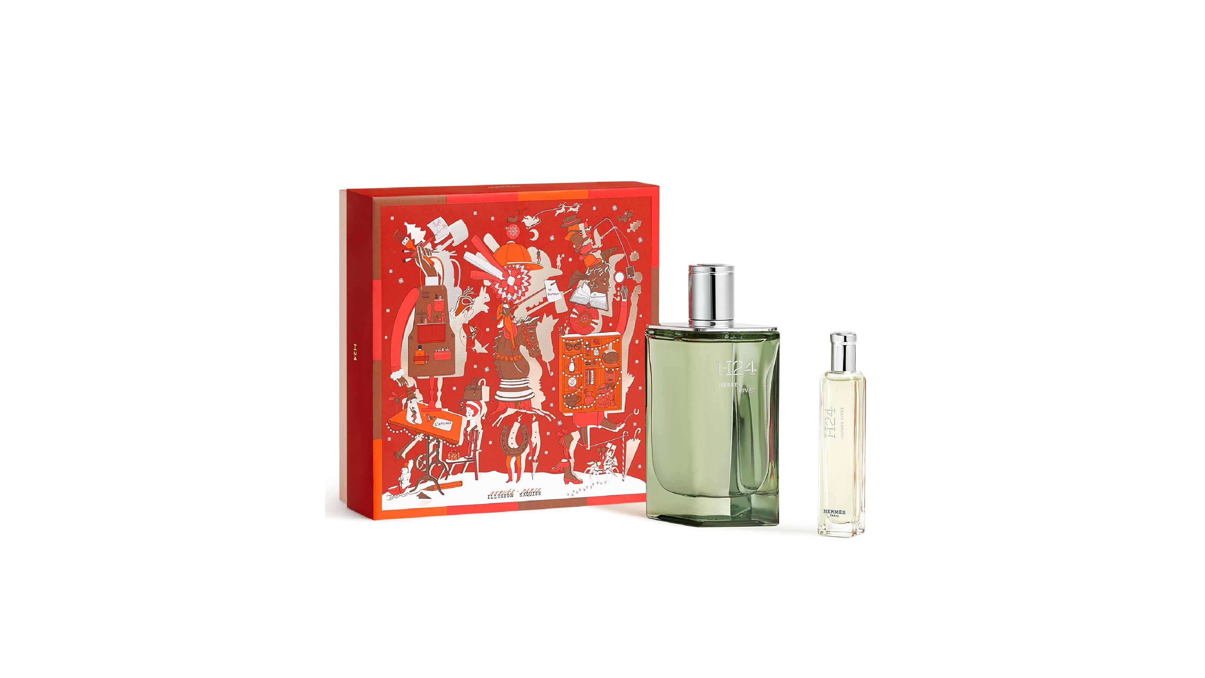 HERMES 2-Piece H24 Herbes Vives Eau de Parfum Limited Edition Gift Set