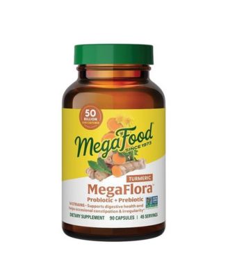 MegaFlora Probiotic with Turmeric ,90 Caps
