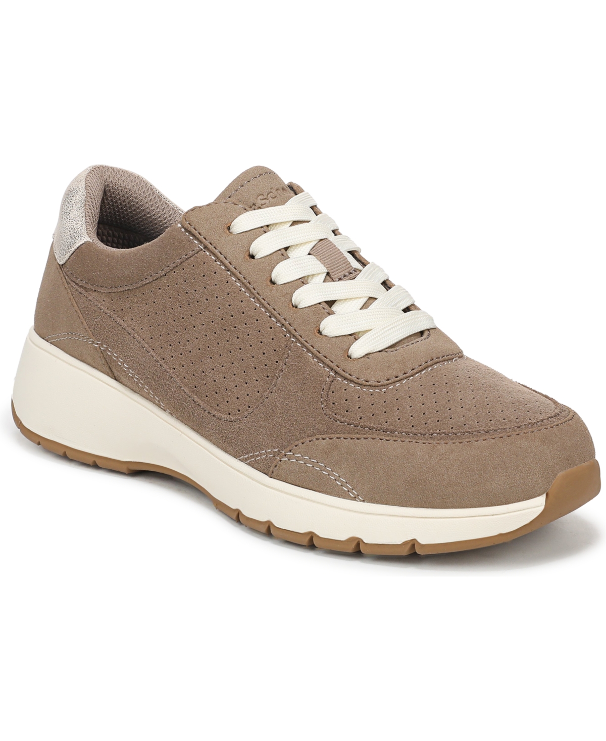 Dr. Scholl's Beyond Comfort Women's New Energy Walking Sneaker Shoes Woodsmoke Suede DRSBC Leather 7.5 M