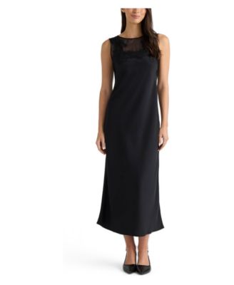 Women's Dress with Lace Applique