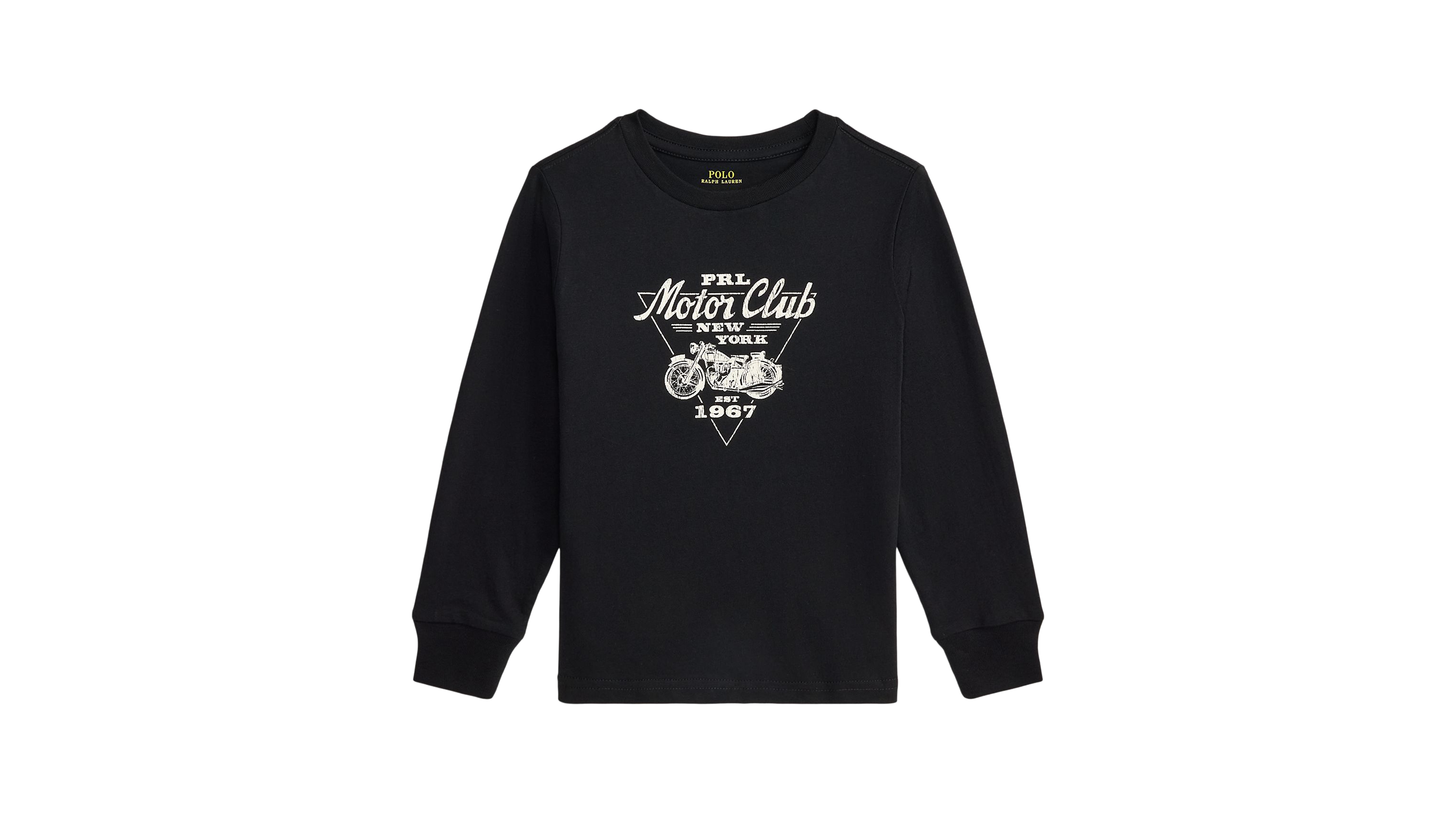 Polo Ralph Lauren Boys' 2T-7 Cotton Long-Sleeve Graphic Tee