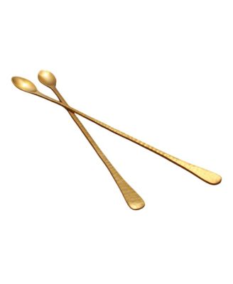 Pebbled Long Spoons - Set of 2