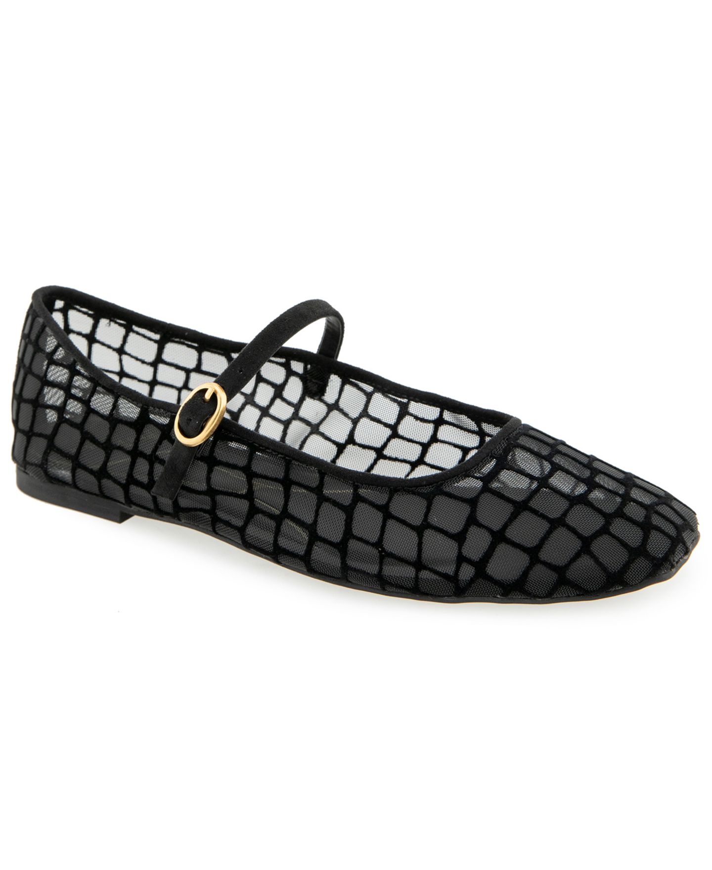 Женские балетки Мэри Джейн Kenneth Cole New York Jasper, цвет: Чёрный кожаный — фото 8