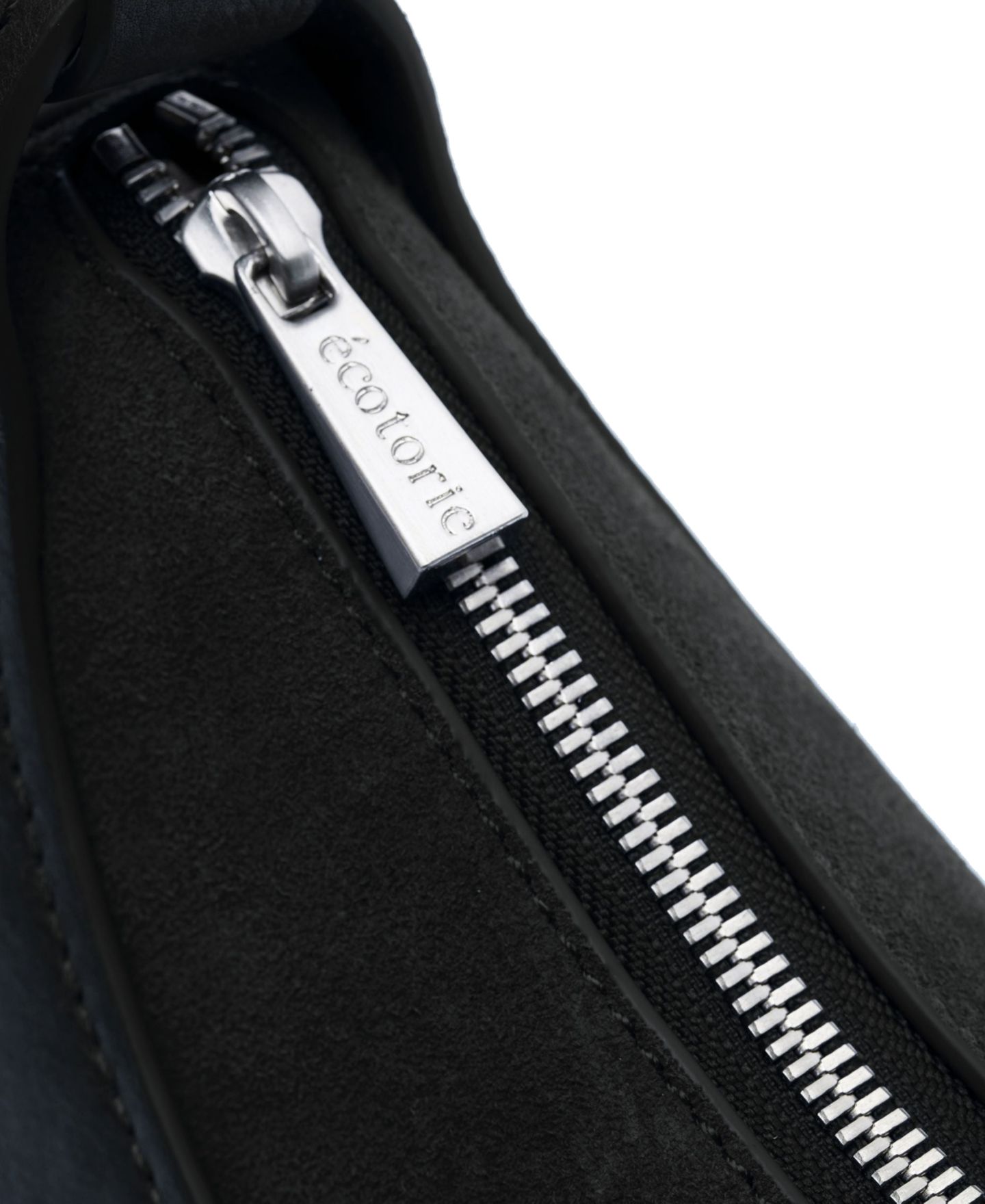Женская сумка Ecotorie Leif Crescent Adjustable Strap Leather Crossbody, цвет: Чёрный — фото 3