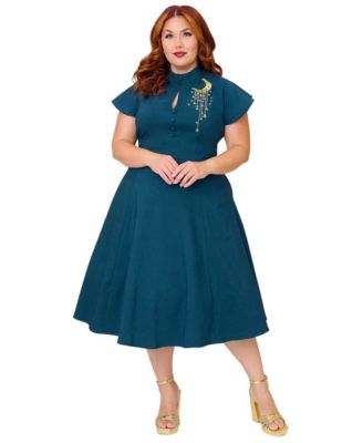 Plus Size 1940s Baltimore Swing Dress