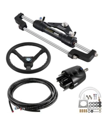 Hydraulic Outboard Boat Steering Kit for Up to 300 HP Motors