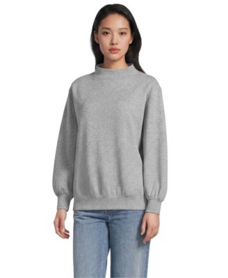 Women's Serious Sweats Long-Sleeve Mock-Neck Sweatshirt