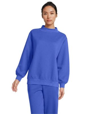Women's Serious Sweats Long-Sleeve Mock-Neck Sweatshirt