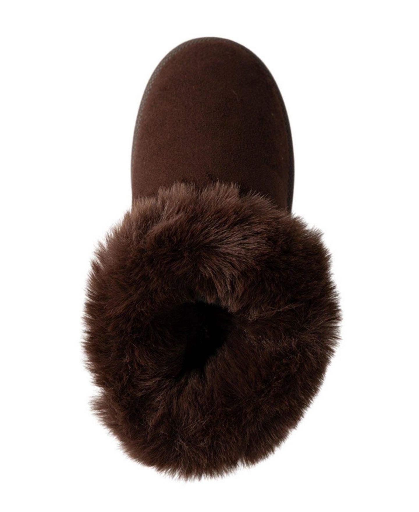 Тапочки Bebe Memory Foam Faux Fur Slippers для девочек, цвет: Тёмный коричневый — фото 6