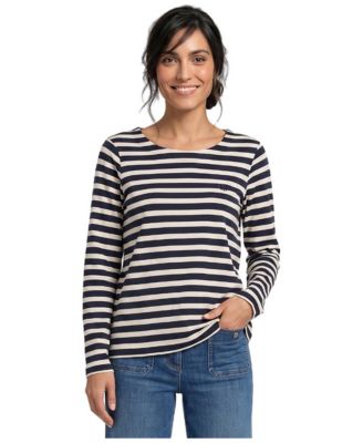 Women's Long-Sleeve Striped T-Shirt