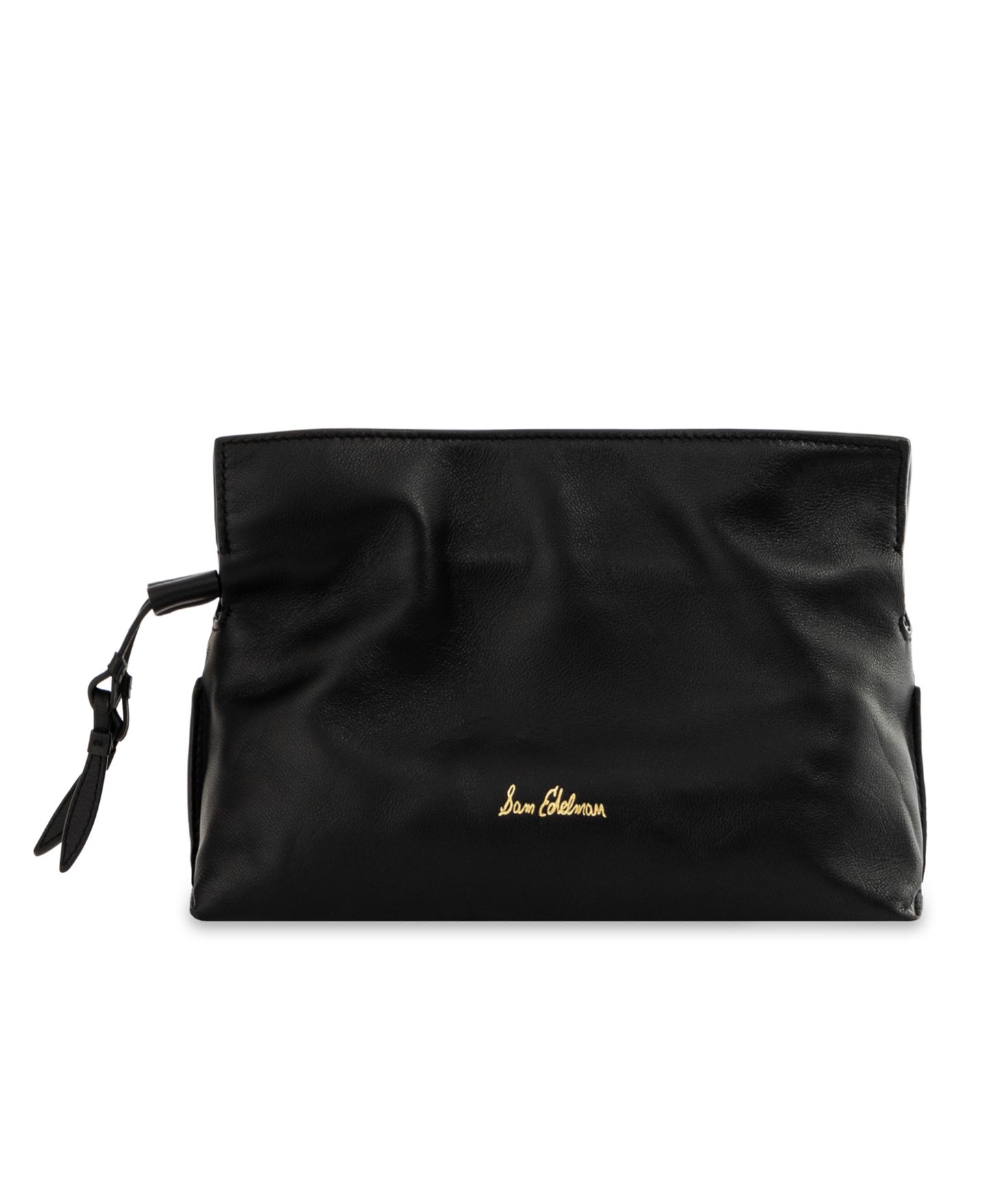 Женская сумка Sam Edelman Poppy Mini Drawstring Tote Handbag, цвет: Чёрный — фото 2