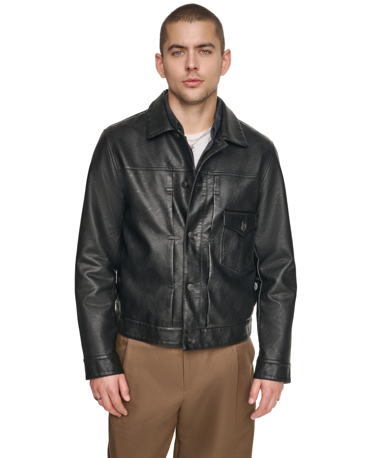 Levi's Men's Western Trucker Classic-Fit Jacket - Black
