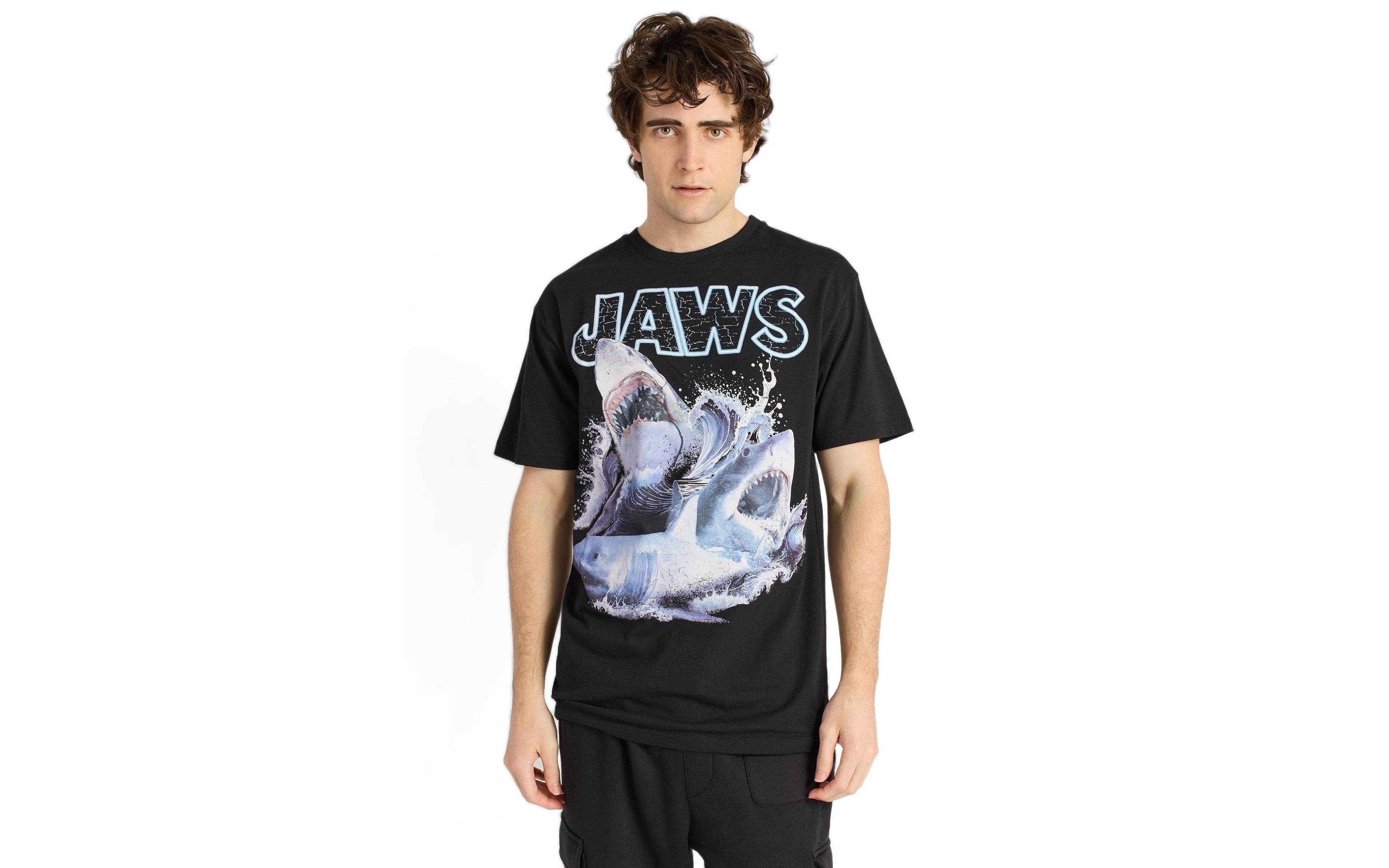 Reason Men's Jaws Shark Attack Short Sleeve T-Shirt
