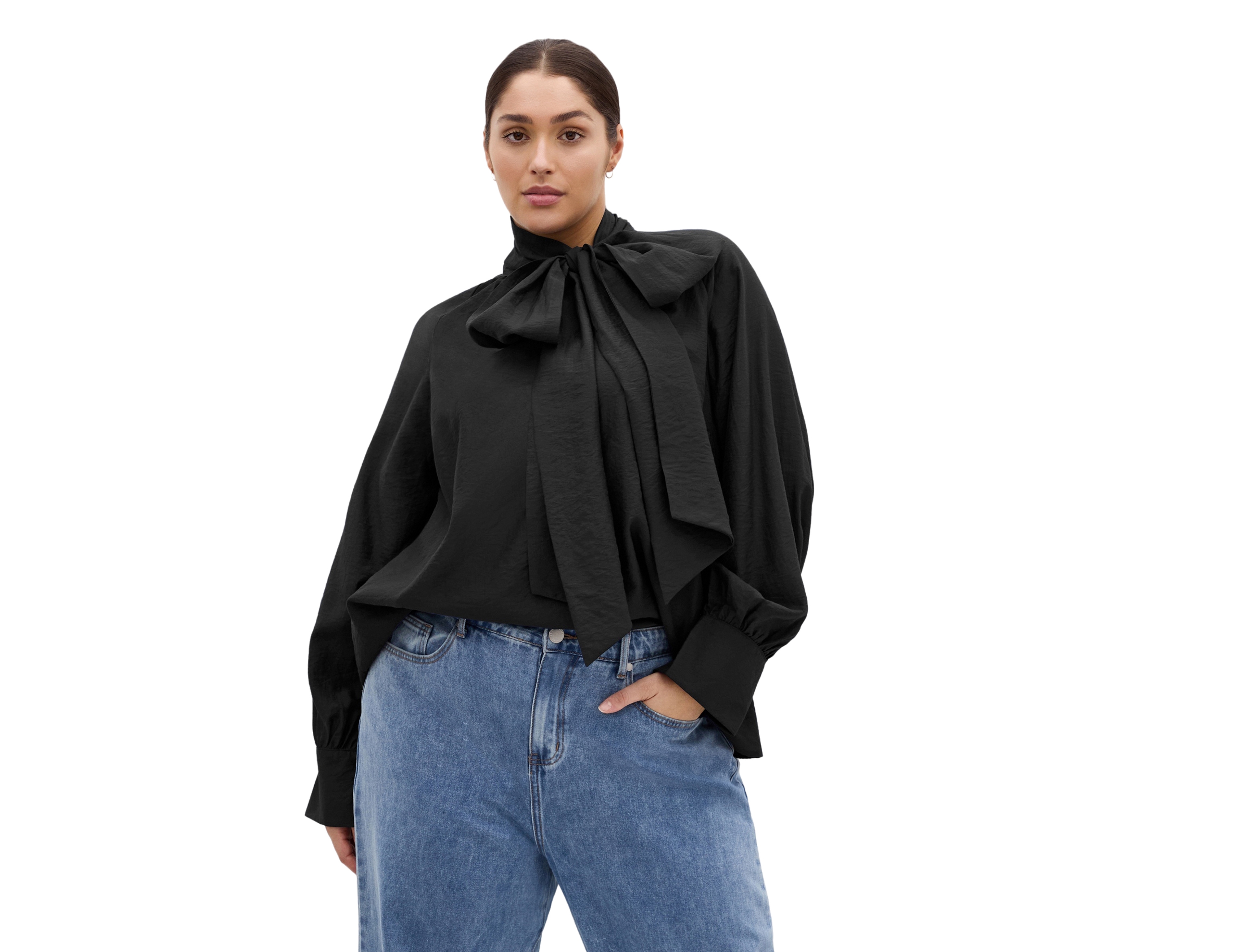 City Chic Women's Kelsey Necktie Top