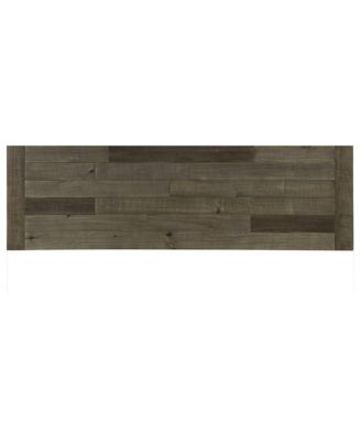 Prato Two-Tone Wood Dining Bench, Antique Blue and Distressed Oak