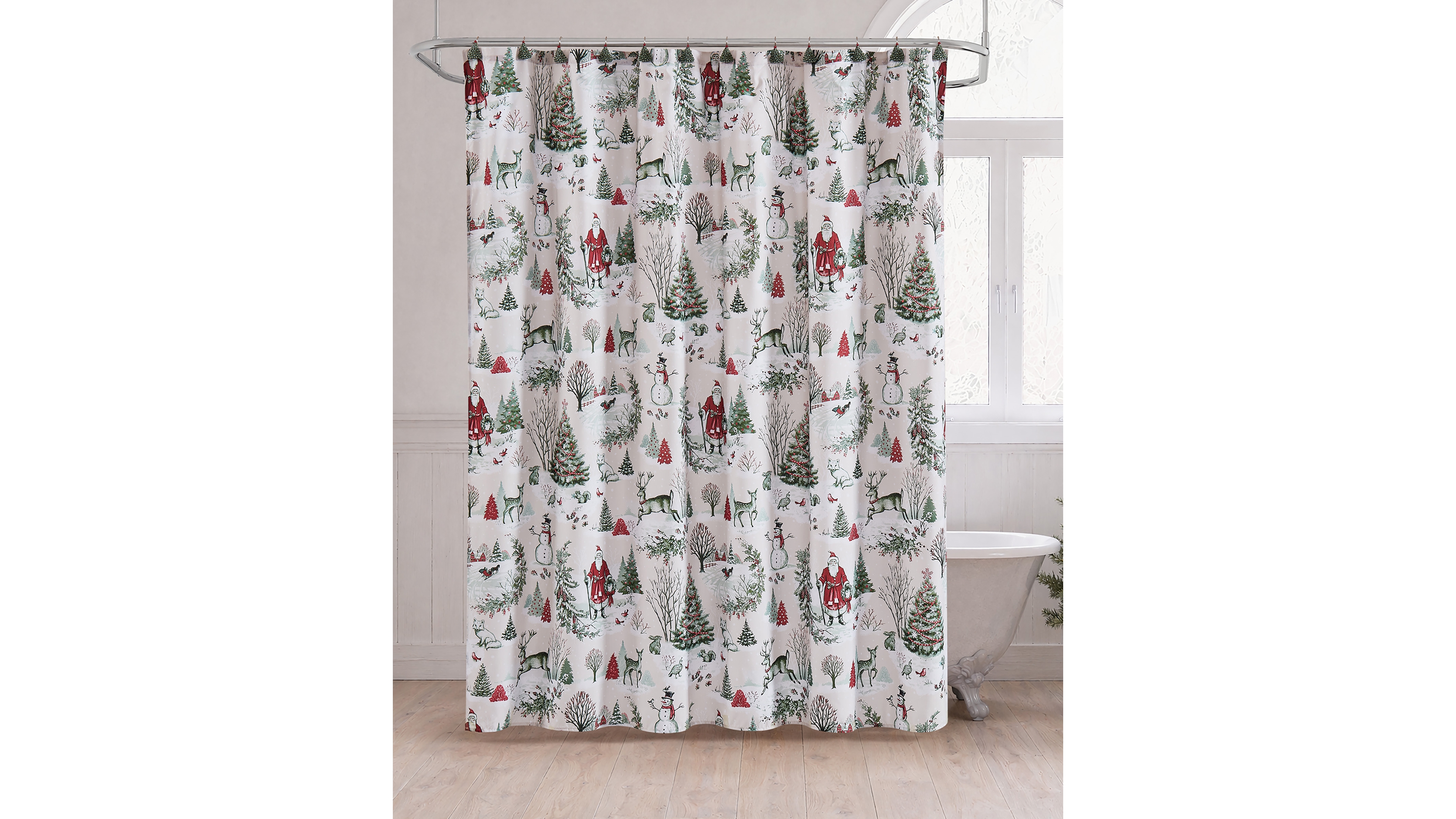 Avanti Yuletide Shower Curtain, 72" x 72"