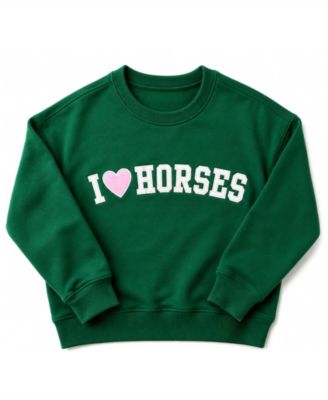 Little Big Unisex XS - XL I Heart Horses Signature Crewneck Sweatshirt