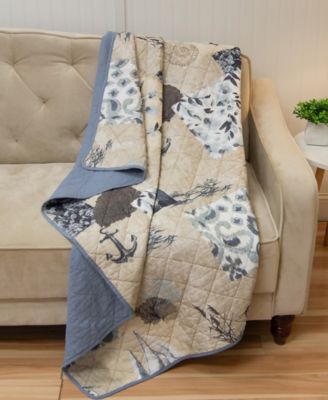 Seascape Reversible Throw, 50" x 60"