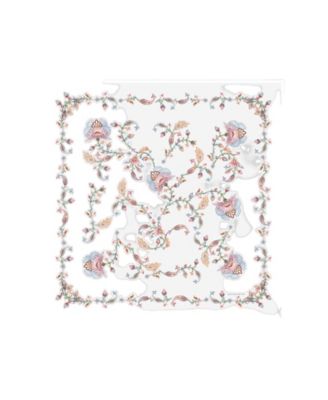 Floral Double-Sided Dawn Garden Silk Scarf