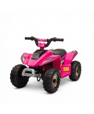 6V Motorized Quad Ride-On with Forward and Reverse Controls, Ages 18-36 Months