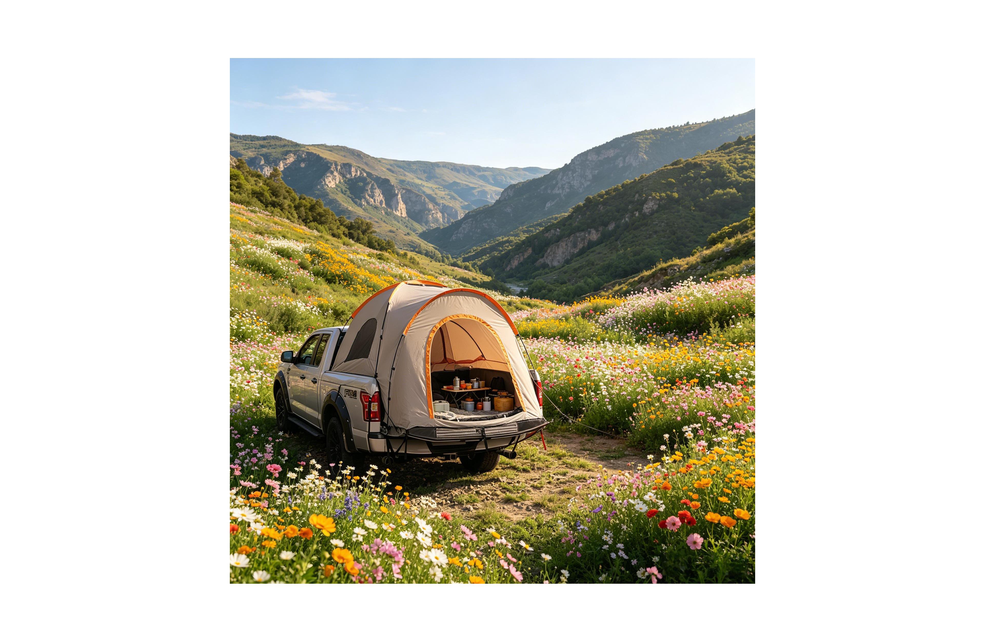 Sevorley Truck Tent for Camping, Practical Design for Everyday Use, Designed for Convenient Setup