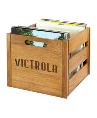50+ Record Real Wood Vinyl Record Storage Crate