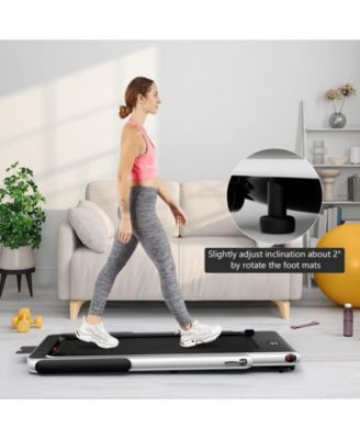 2-in-1 Folding Treadmill, 2.25HP, APP and Bluetooth Speaker