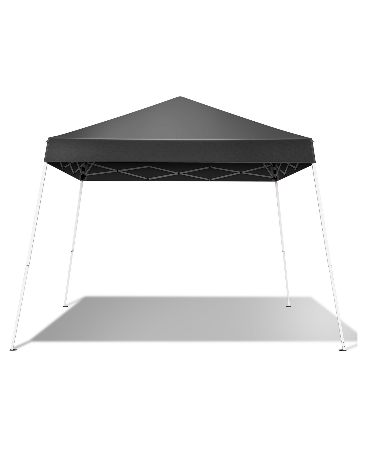 Sevorley 8x8ft Pop Up Canopy Tent, Outdoor Tent Canopy Foldable Portable Canopies for Camping, Patio, Easy Up Gazebo Canopy with Carry Bag - Dark gray