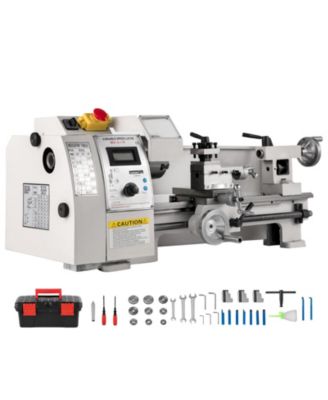 8 x 14 in Compact Metal Lathe with 600W Cast Iron Build